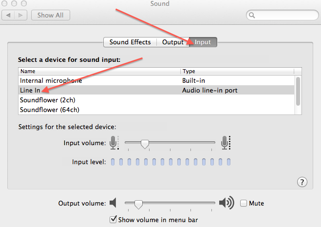 recording sound to your computer mac line in